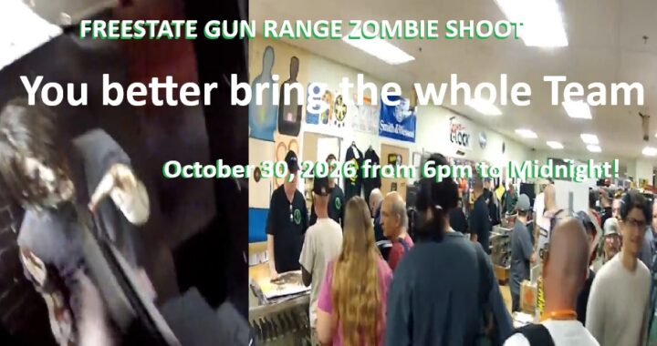 Freestate Gunrange Zombie Shoot